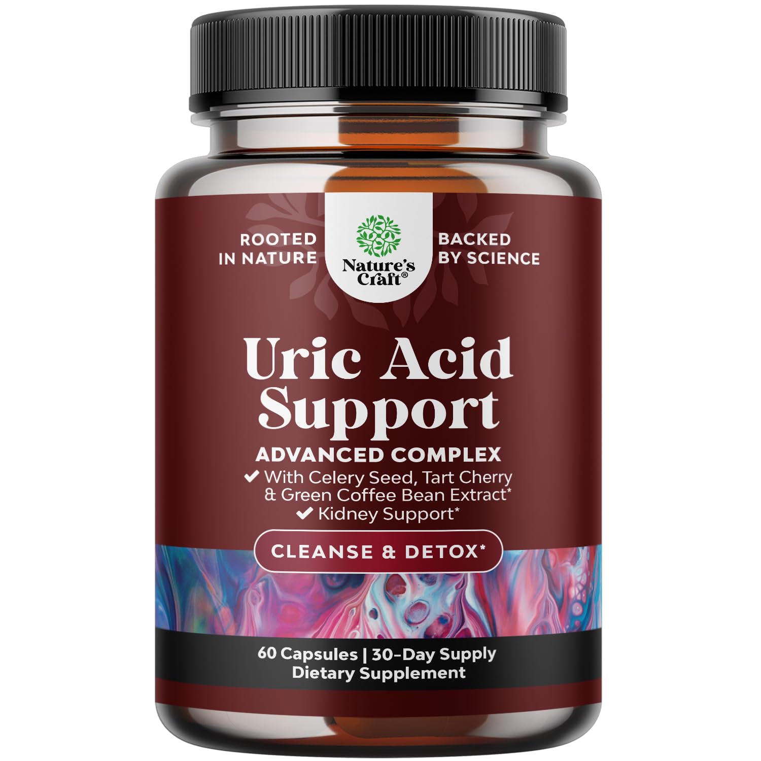 Green Coffee Beans Extract for Uric Acid Cleanse - 120 Capsules | Kidney Support Supplement with Tart Cherry, Chanca Piedra & Celery Seed - Uric Acid Support - Antioxidant Support - Non-GMO Gsupps Australia