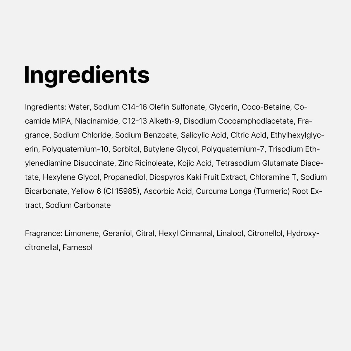 medicube Kojic Acid Turmeric Brightening Body Wash, 33.81 fl.oz medicube