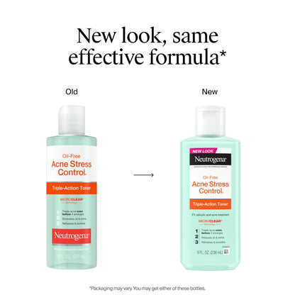 Neutrogena Acne Stress Control Face Toner, 2% Salicylic Acid, 8 fl. oz Neutrogena