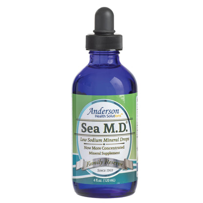 Anderson Sea M.D. Concentrated Trace Mineral Drops, 79 Trace Minerals with Magnesium, Sodium and Chloride Electrolytes - Supports Hydration, Energy Mineral Resources International, Inc.