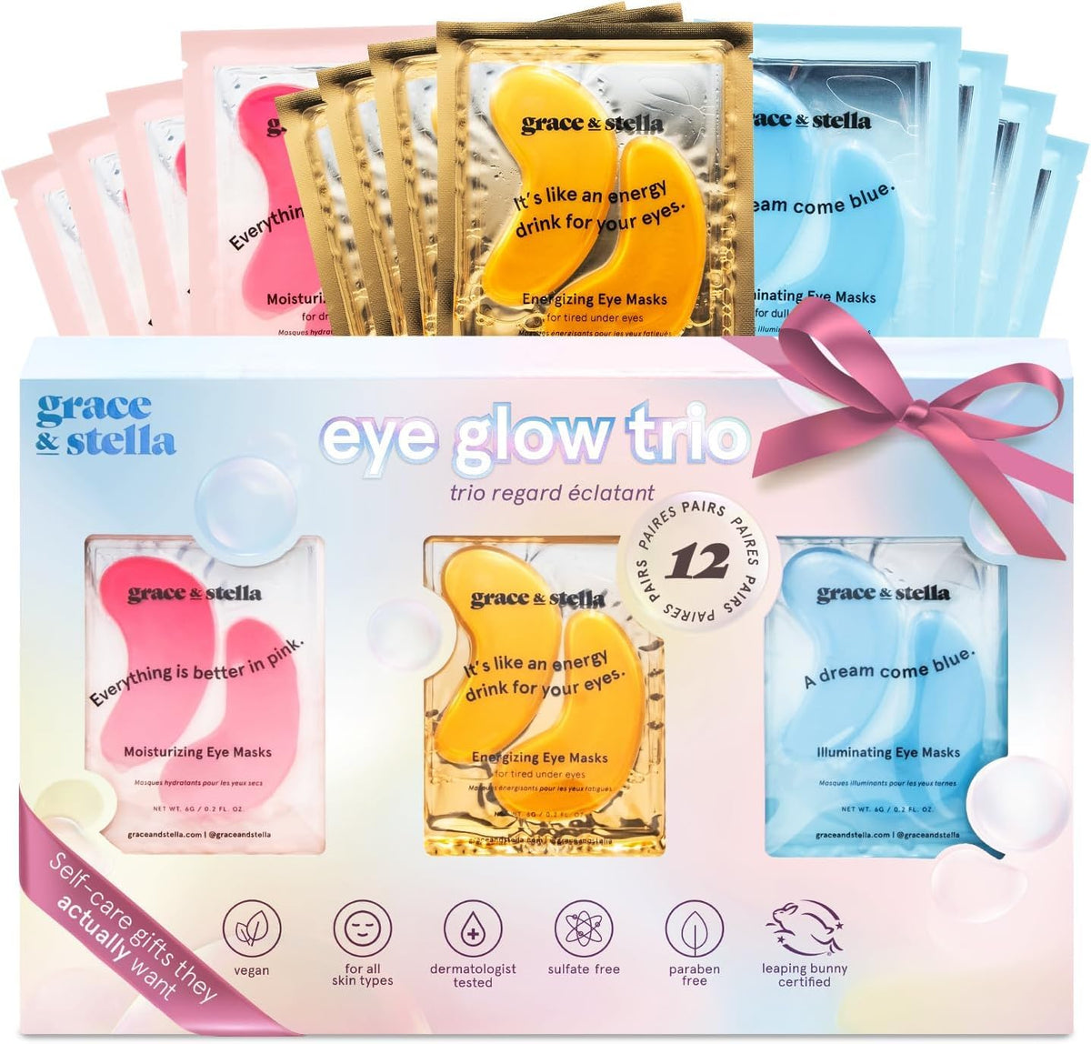 grace & stella Under Eye Patches Eye Masks for Puffy Eyes and Dark Circles grace & stella