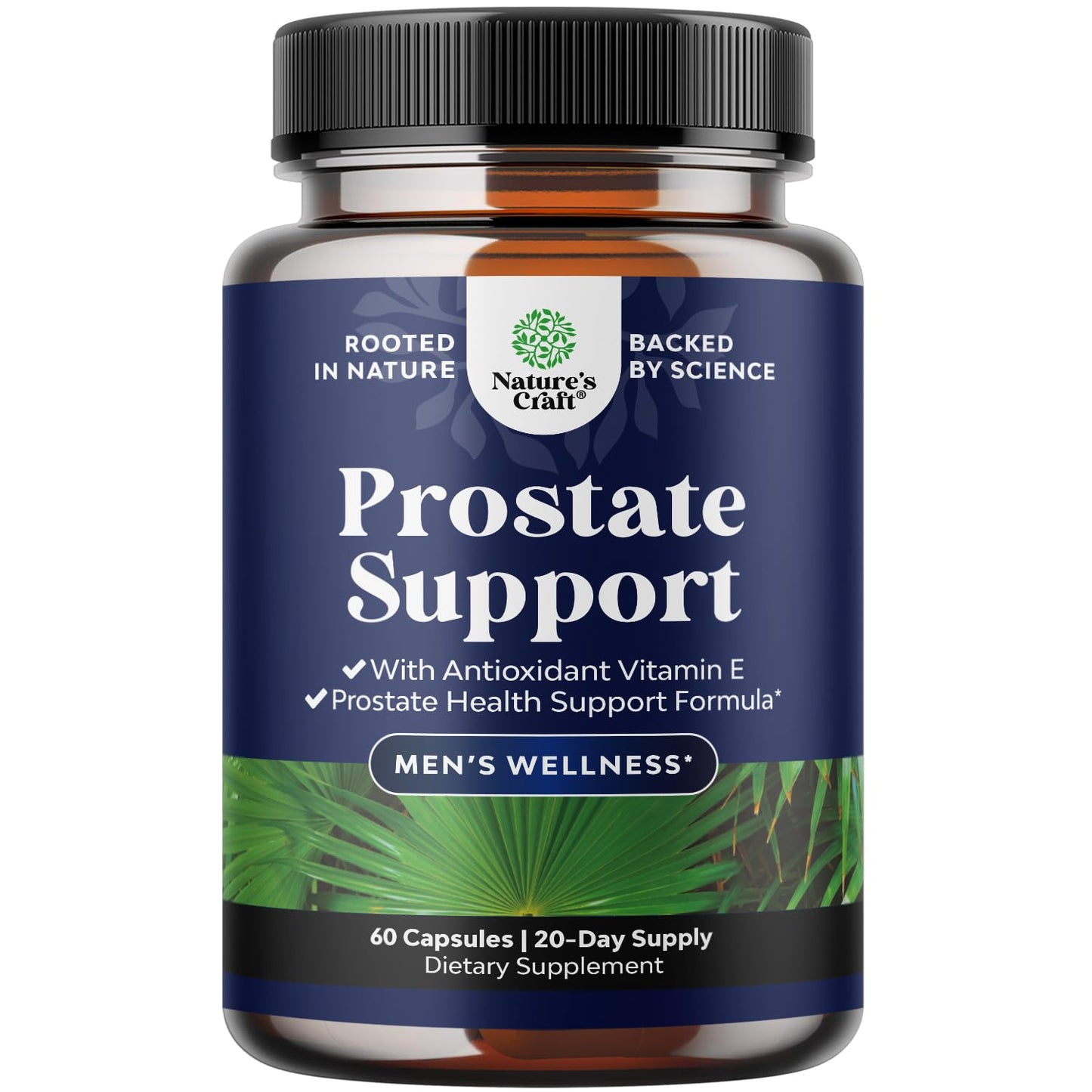 Herbal Prostate Supplement for Men - Potent Pygeum and Saw Palmetto Extract for Urinary Tract Support - Prostate Health Blend with Beta Sitosterol & Green Tea - Nighttime Comfort Support - 90 Count Gsupps Australia