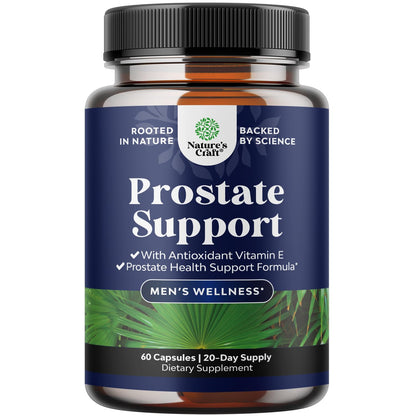 Herbal Prostate Supplement for Men - Potent Pygeum and Saw Palmetto Extract for Urinary Tract Support - Prostate Health Blend with Beta Sitosterol & Green Tea - Nighttime Comfort Support - 90 Count Gsupps Australia