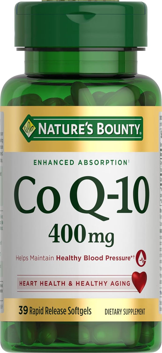 Natures Bounty Co Q-10 400mg, 39 Rapid Release Softgels Gsupps Australia