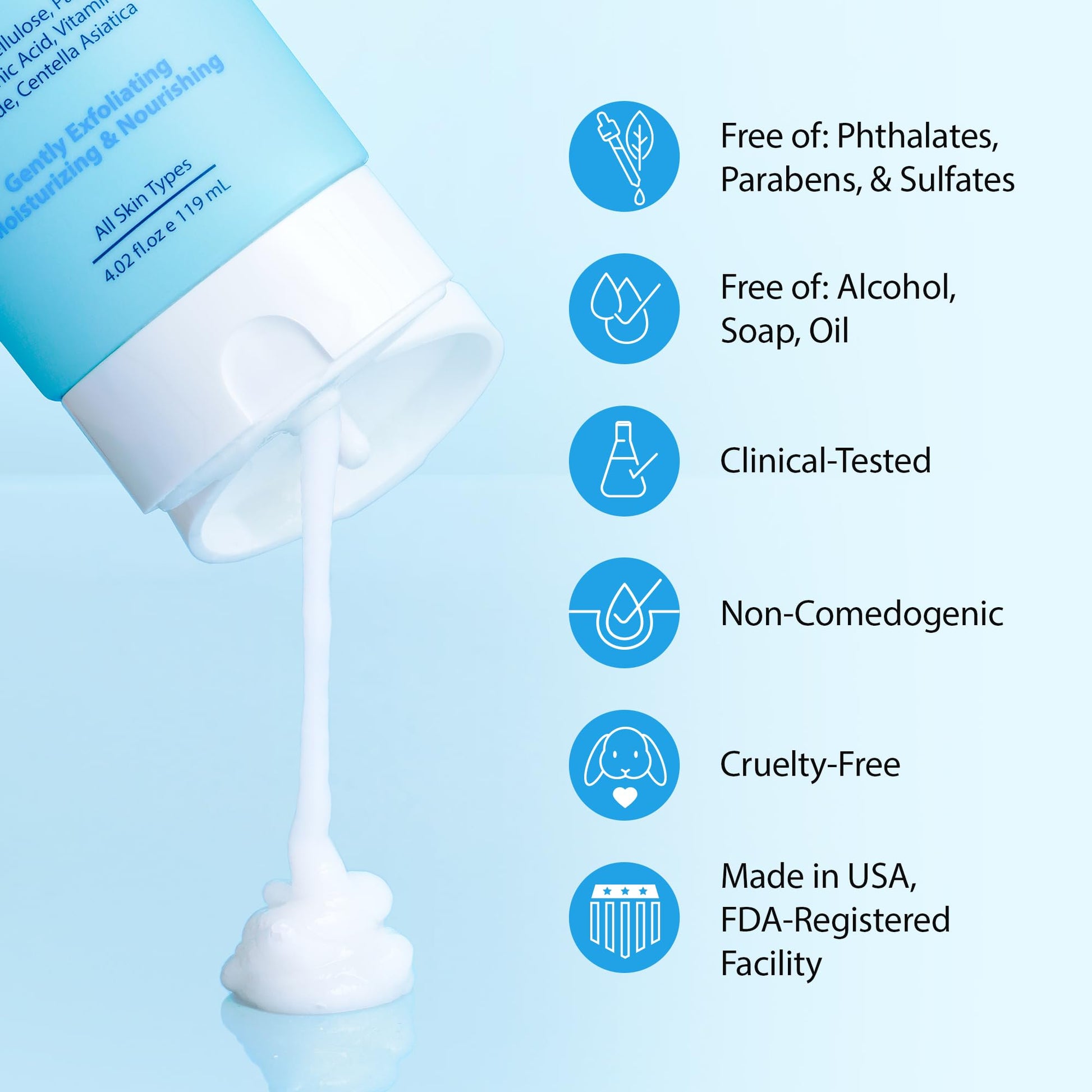 Ebanel Brightening Peeling Gel with Cotton Cellulose, Rice, Papaya, Centella, Hyaluronic Acid for Face and Body, Gentle Exfoliating Face Scrub Gel Peel Wash, Deep Pore Cleanser Minimizer Exfoliator Ebanel buy australia supplements