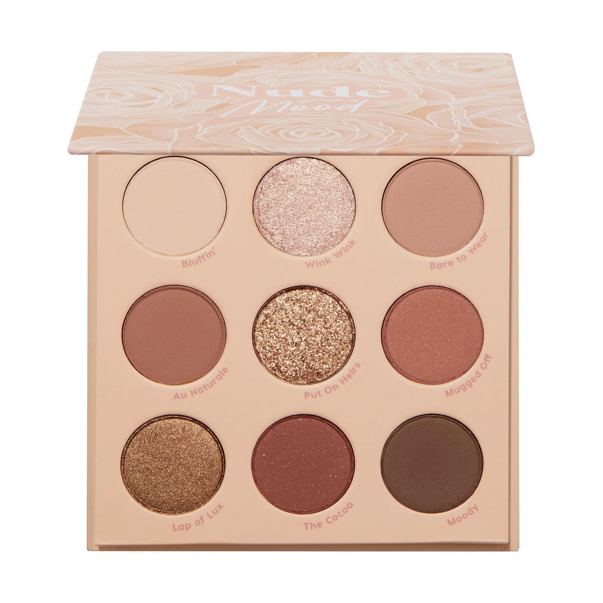 ColourPop Nude Mood Eyeshadow Palette - Brown & Copper Palette with Metallic and Matte Finishes - High-Pigment Eye Makeup with a Long-Wearing Formula (0.3 oz) ColourPop