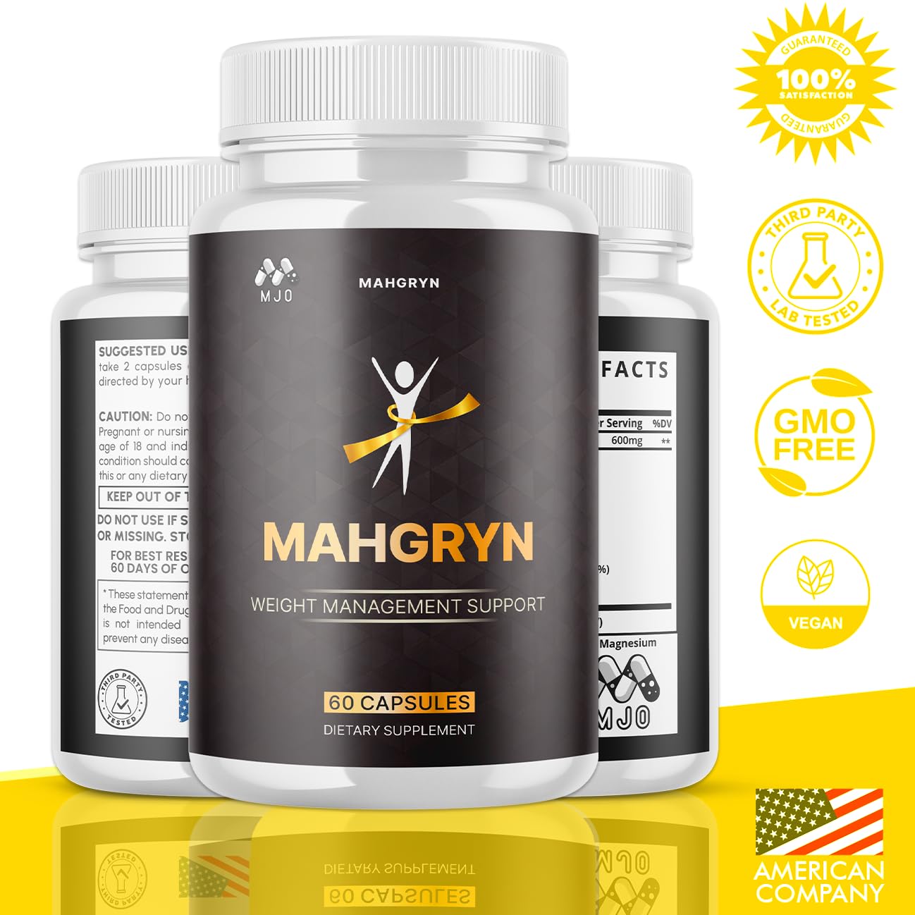 (3 Pack) Mahgryn Capsules, Official Mahgryn Pills with All Natural Ingredients, Advanced Overall Health and Wellness Vitamin Supplement Formula for Maximum Strength Multivitamin Support (180 Capsules) MJO buy australia supplements