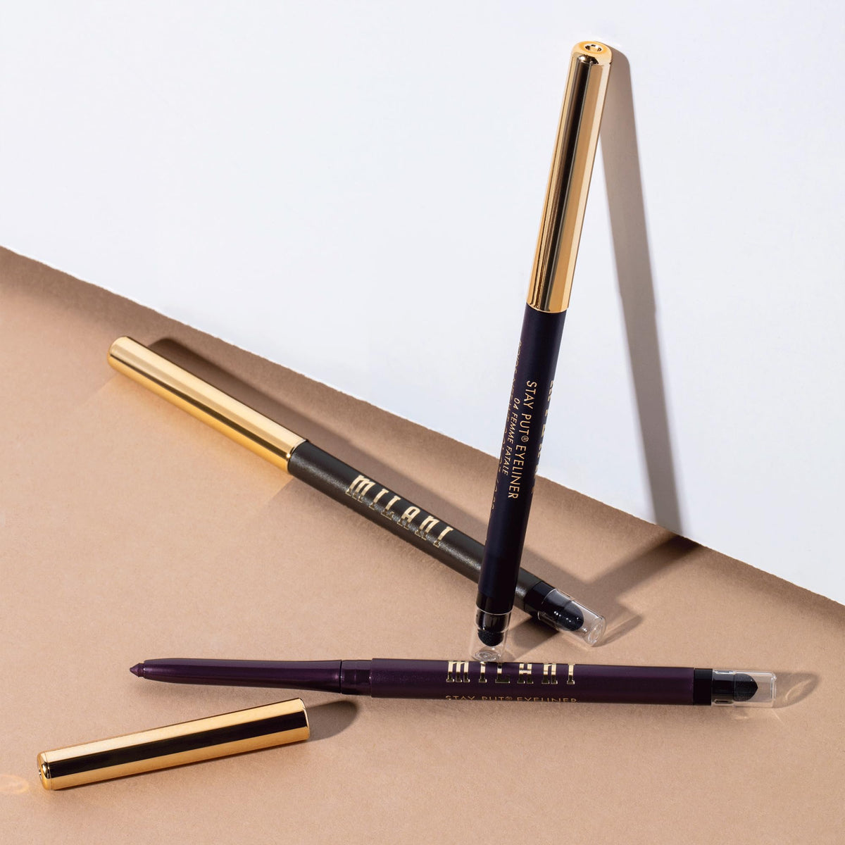 Milani Stay Put Waterproof Eyeliner Pencil with Smudger - After Dark Milani