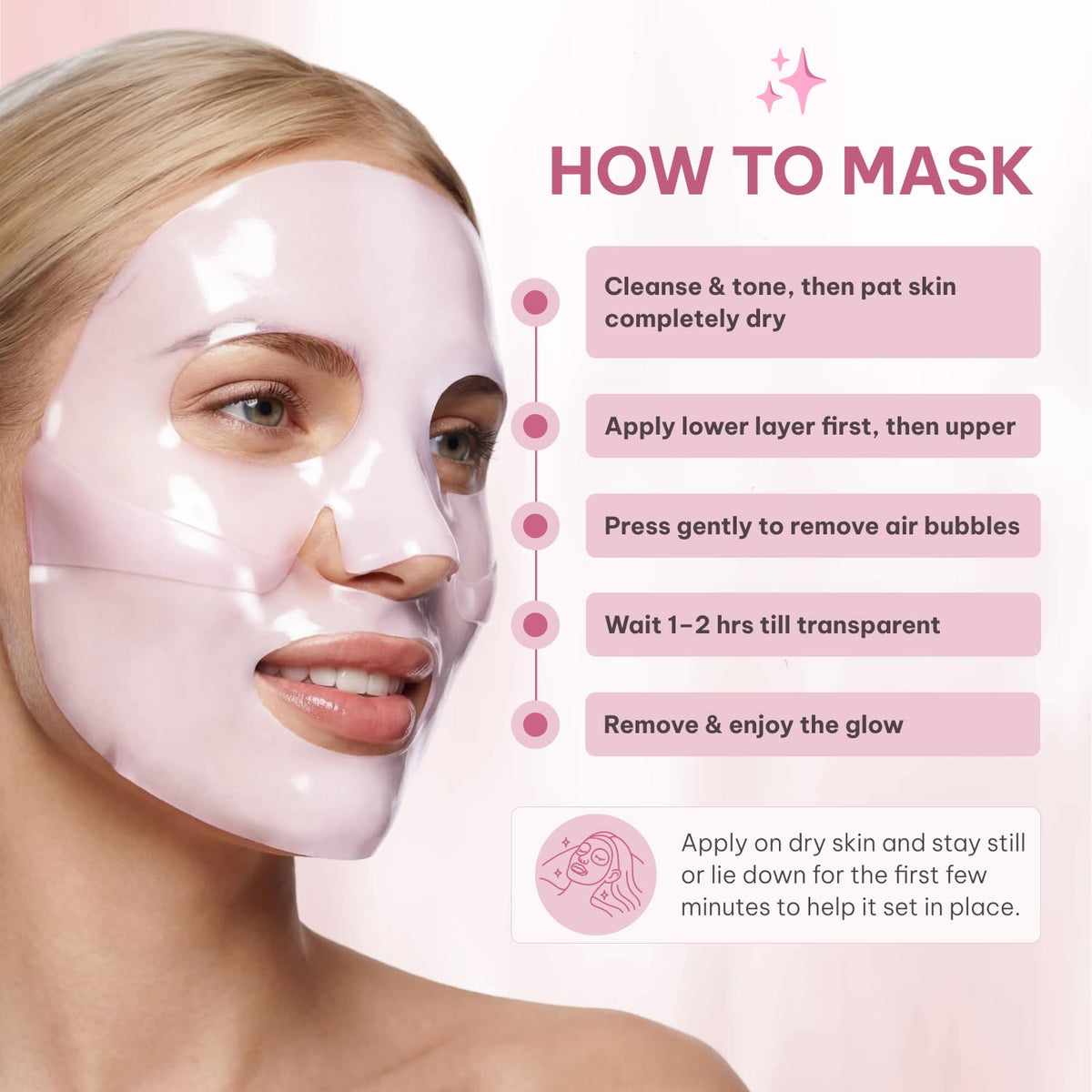 Quasi Salmon PDRN Collagen Mask – Korean Skin care Gel Face Mask for Hydration, Firming & Smoothing Skincare, Collagen Boost & Pore Care – 4 Masks, Non-Irritating, Natural Ingredients Quasi