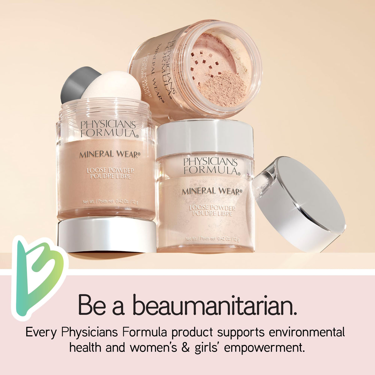 Physicians Formula Mineral Wear Talc-Free Loose Powder Creamy Natural, Dermatologist Tested, Clinically Tested Physicians Formula