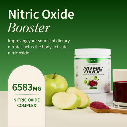 Snap Supplements Organic Beet Root Powder Nitric Oxide Supplement for Men & Women, Red Spinach & Pomegranate, Supports Healthy Energy & Blood Pressure Already Snap Supplements