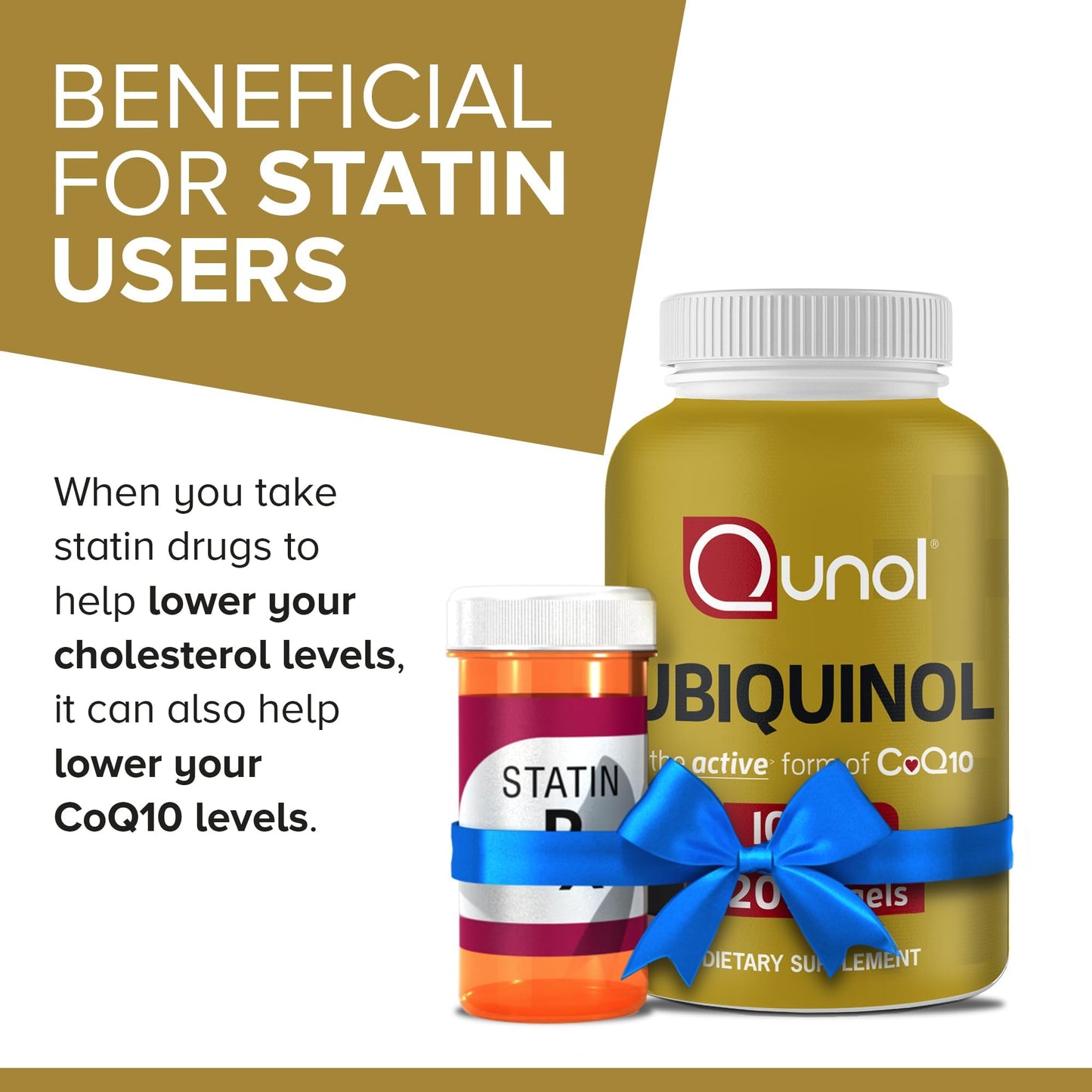 Qunol 100mg Ubiquinol, Powerful Antioxidant for Heart & Vascular Health, Essential for Energy Production Qunol