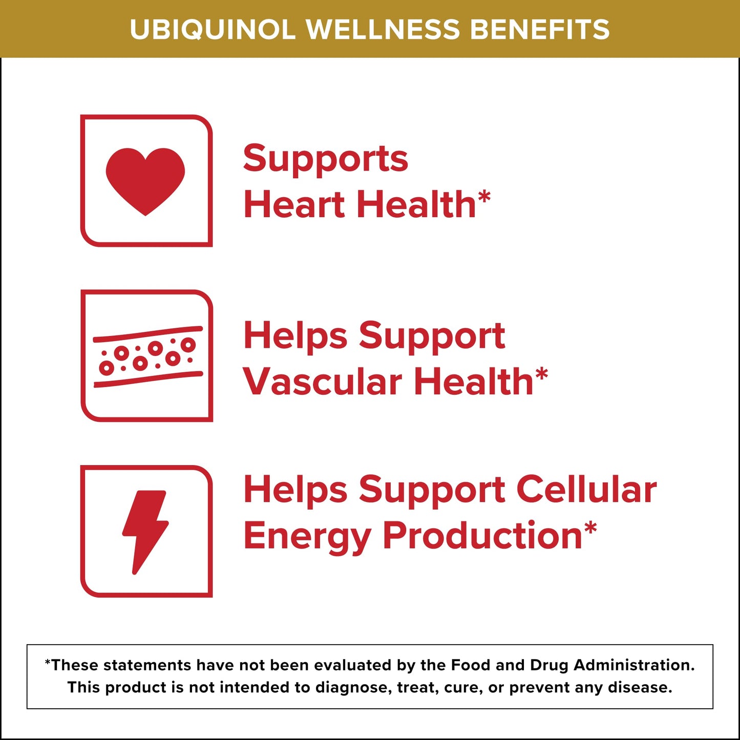 Qunol 200mg Ubiquinol, Powerful Antioxidant for Heart and Vascular Health, Essential for energy production, Natural Supplement Active Form of CoQ10, 60 Count Qunol