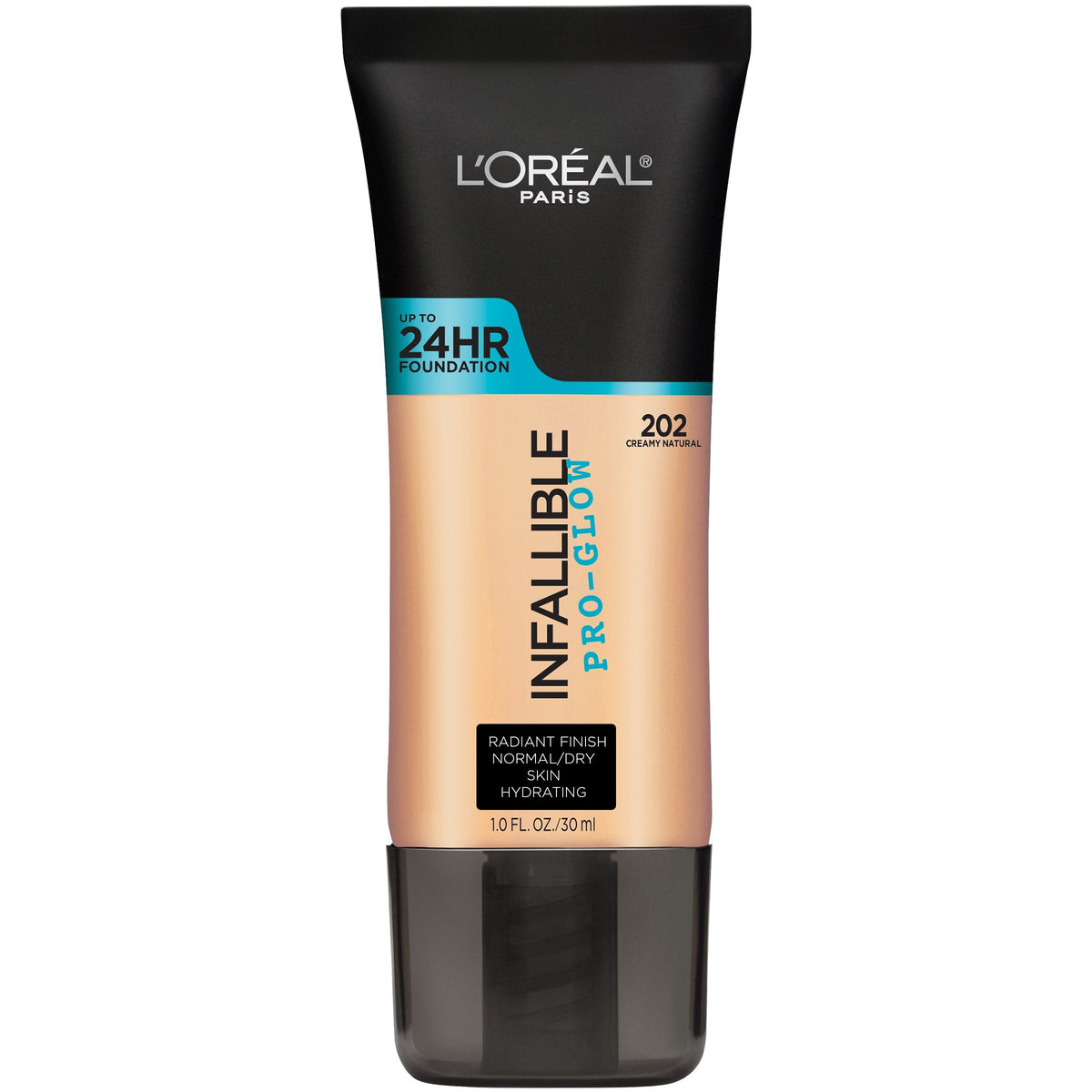 L'Oreal Paris Makeup Infallible Up to 24HR Pro-Glow Foundation, Creamy Natural, 1 fl oz. L'Oreal Paris