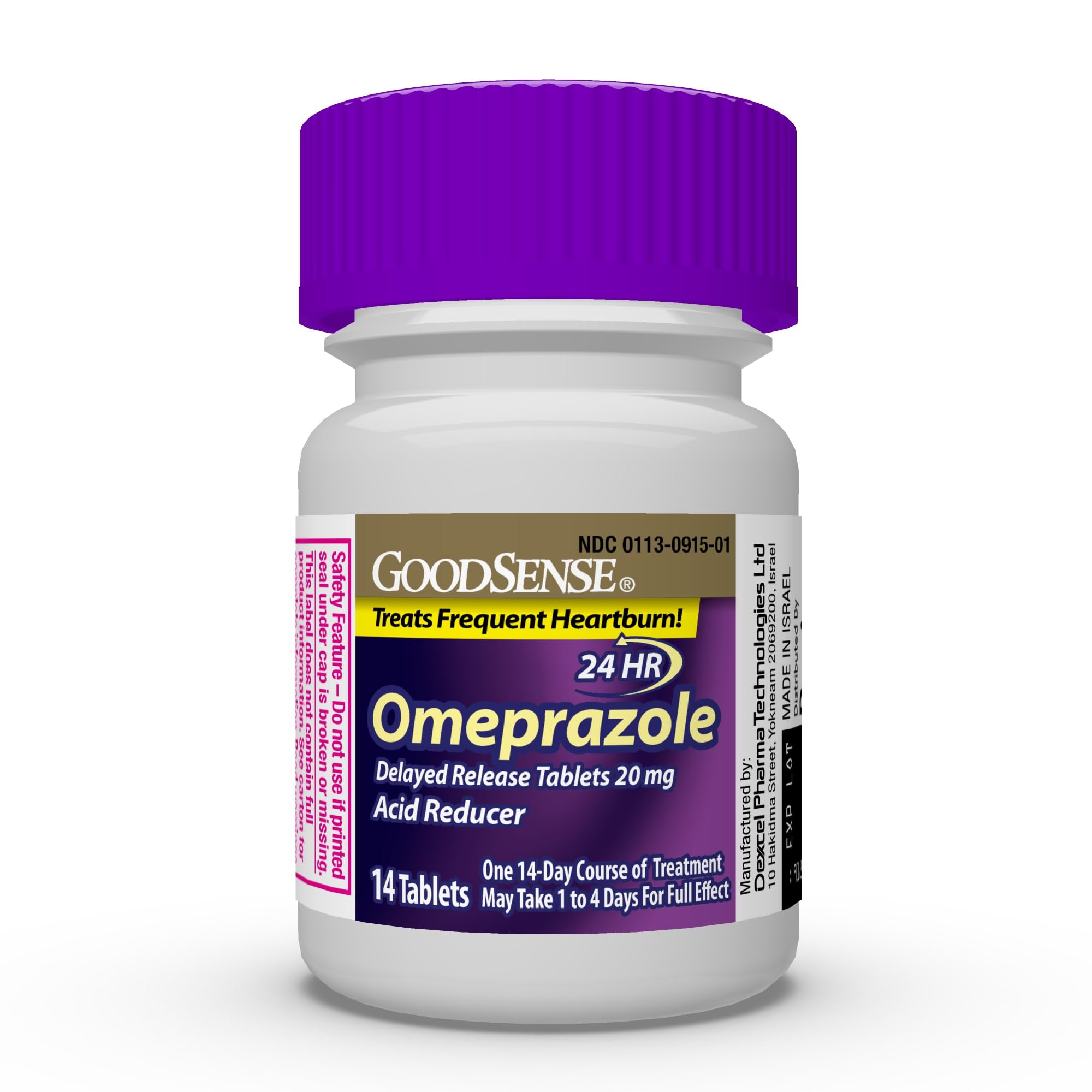 GoodSense Omeprazole Delayed Release Tablets 20 mg, Stomach Acid Reducer for Frequent Heartburn Treatment, 42 Count GoodSense buy australia supplements