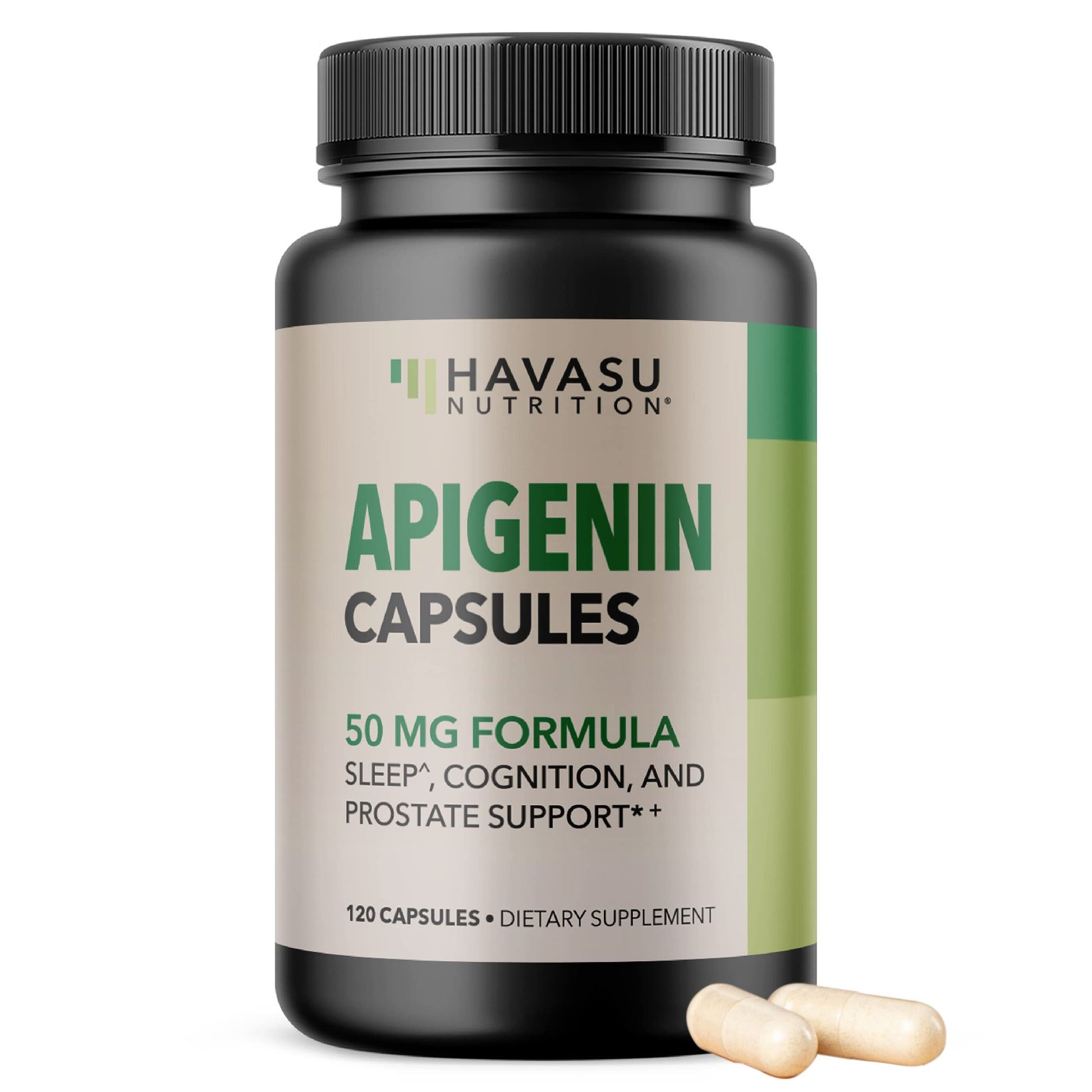 Apigenin Capsules 50mg, 60 Count, Sleep & Cognitive Support Supplement | Melatonin-Free Sleep Support, Chamomile Flavonoid for Relaxation & Cognitive Function, Vegan, Non-GMO, 2-Month Supply Gsupps Australia