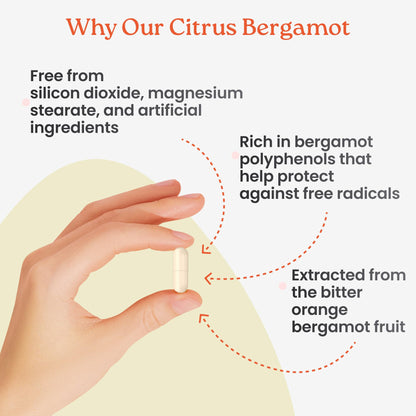 NewLife Naturals Citrus Bergamot Supplements 500 MG - Heart Health - Supplement for Wellness and Aging Support NewLife Naturals