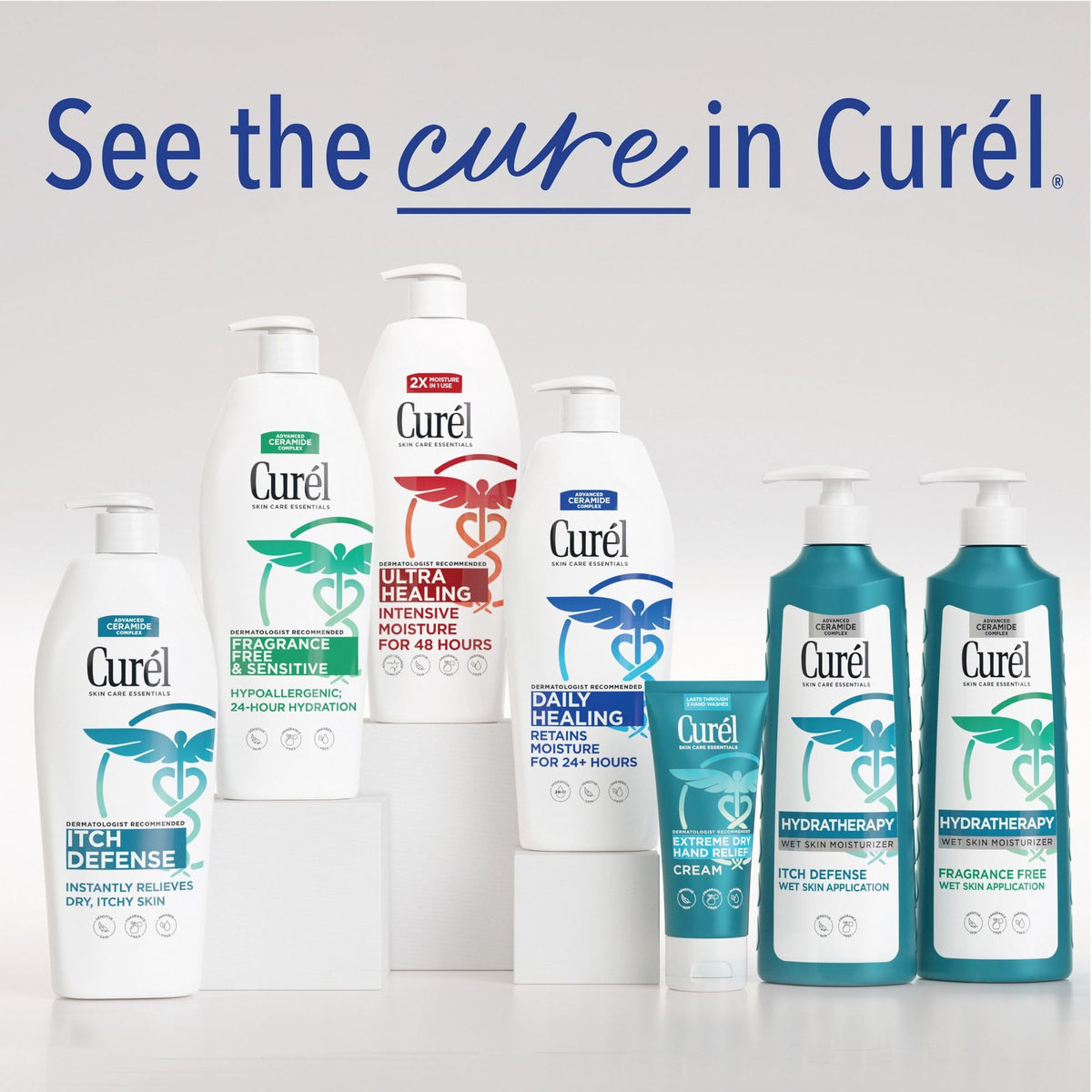 Curel Ultra Healing Body Lotion, Moisturizer, Fragrance-Free, 20 fl oz Curel