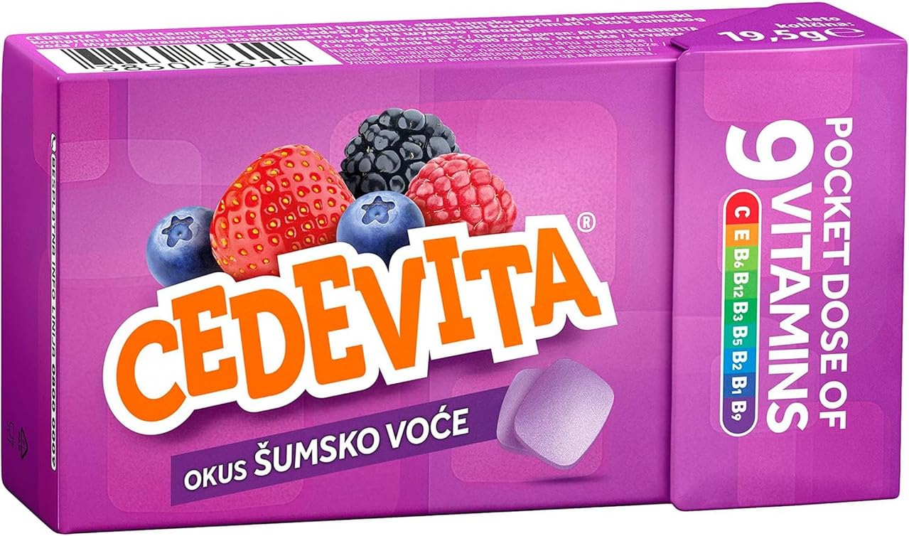 Cedevita Multivitamin Healthy and Sweet Candies - Pack of 8 (Forest Fruit) SORINA buy australia supplements