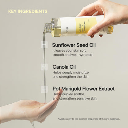 IUNIK Calendula Complete Cleansing Oil - Makeup Remover 6.7 fl oz IUNIK