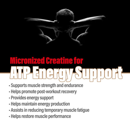 METALIFE 100% Pure Creatine Monohydrate Powder 200 Servings, Micronized Powder, Muscle Growth, Unflavored, Ideal for Athletes & Fitness Enthusiasts, METALIFE