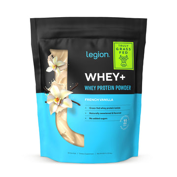 LEGION Whey+ Vanilla Whey Isolate Protein Powder from Grass Fed Cows - Low Carb LEGION buy australia supplements