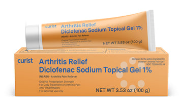 Curist Diclofenac Sodium Topical Gel 1 Percent 100g for Arthritis Pain - Joint Pain Relief for Hand Pain, Foot Pain, Knee Pain, Elbow Pain & Ankle Pain - 1% - 3.53oz Curist buy australia supplements