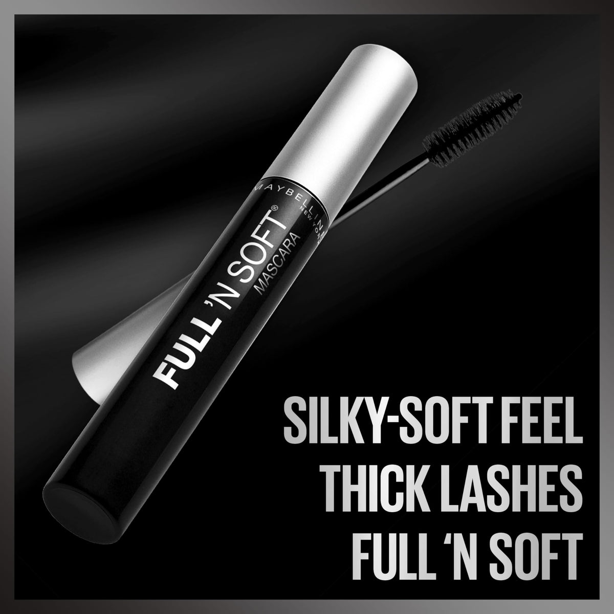 Maybelline New York Full 'N Soft Washable Mascara, Very Black, 1 Count MAYBELLINE