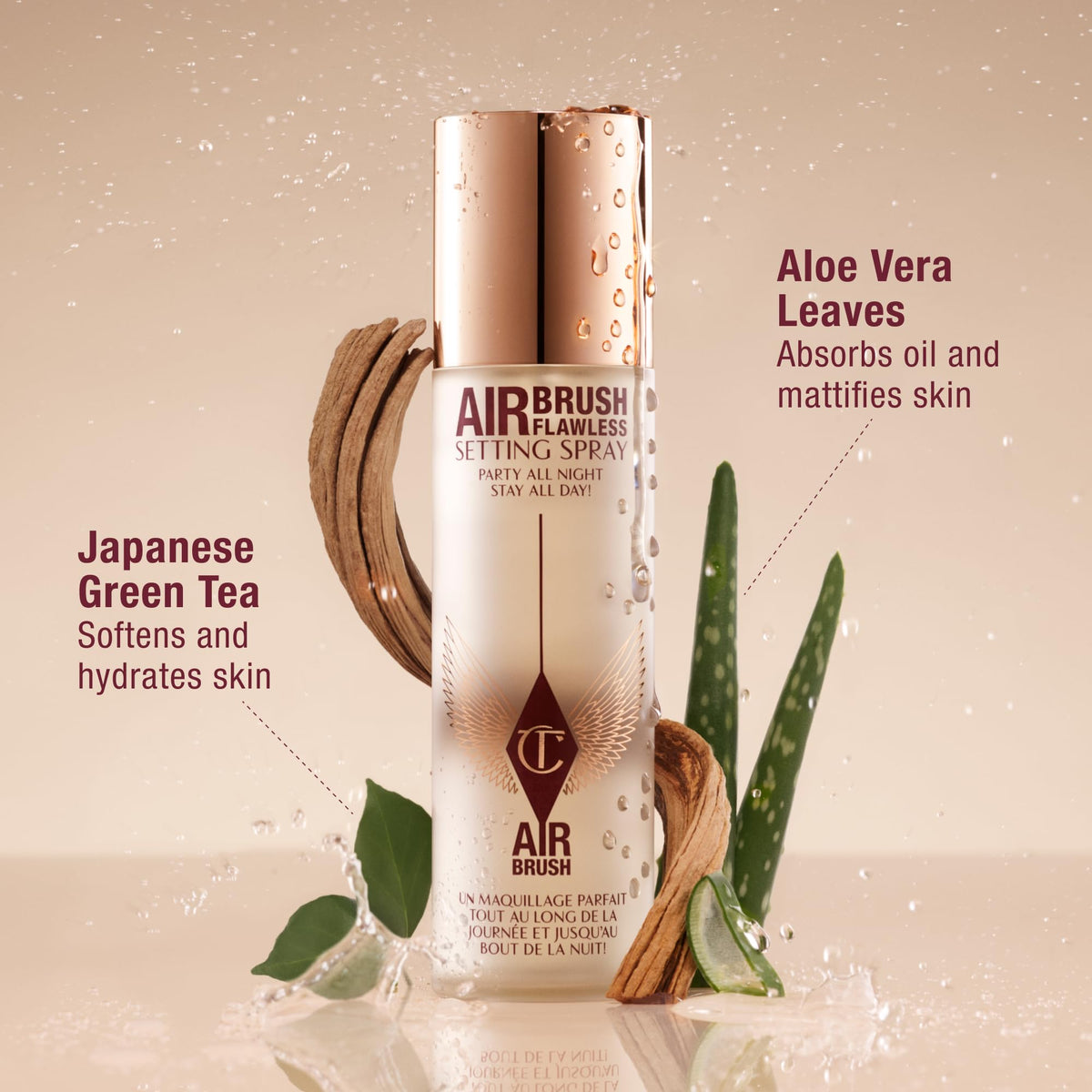 Charlotte Tilbury Airbrush Flawless Setting Spray - Hydrating & Waterproof Charlotte Tilbury