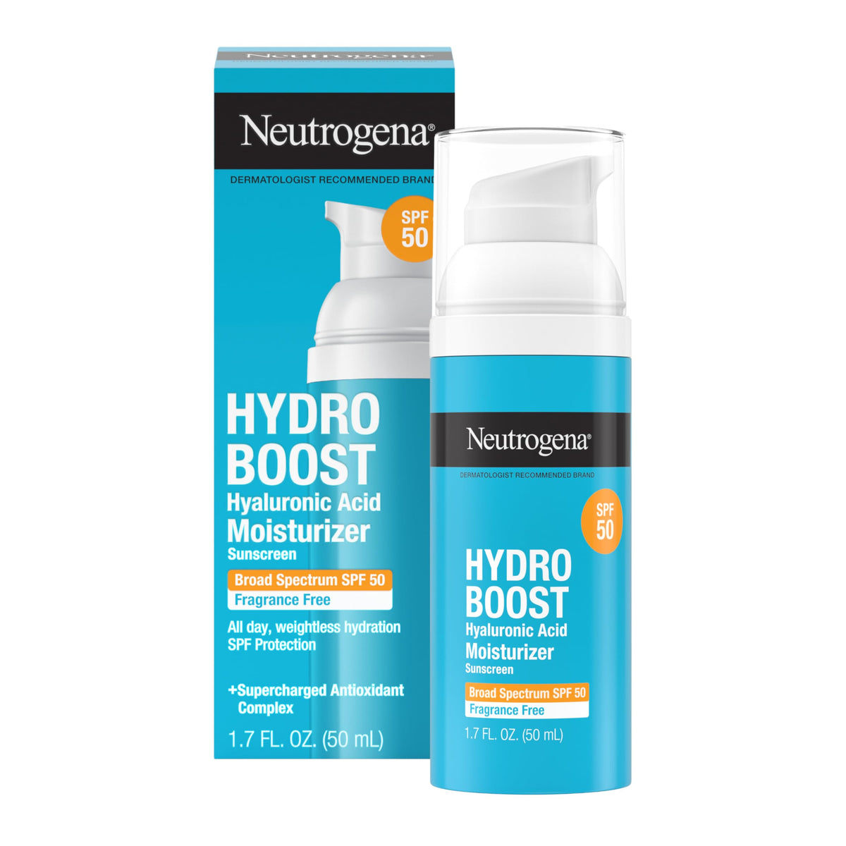 Neutrogena Hydro Boost Face Moisturizer SPF 50, 1.7 fl oz Neutrogena