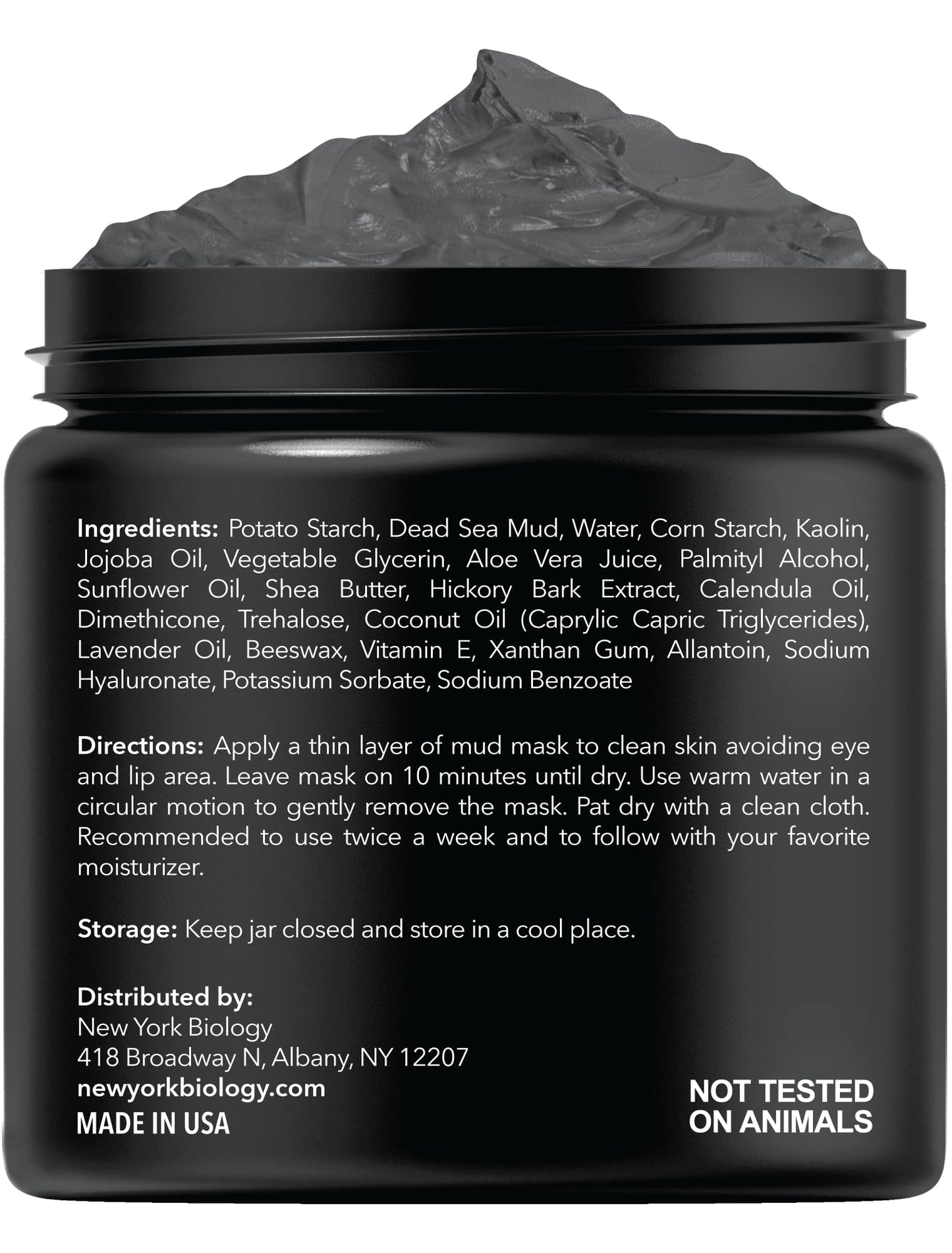 New York Biology Dead Sea Mud Mask for Face and Body | Spa Quality Pore Refiner for Oily Skin | Natural Skincare for Women & Men NEW YORK BIOLOGY THE ULTIMATE COSMECEUTICALS