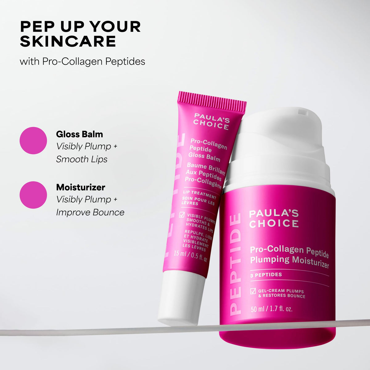 Paula's Choice Pro-Collagen Peptide Plumping Face Moisturizer, 1.7 Fl Oz Paula's Choice
