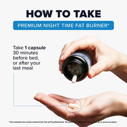 Night Time Fat Burner for Weight Loss Support & Sleep Aid | Appetite Suppressant, Carb Blocker, Nighttime Metabolism Booster for Stomach Fat Burner MAV NUTRITION