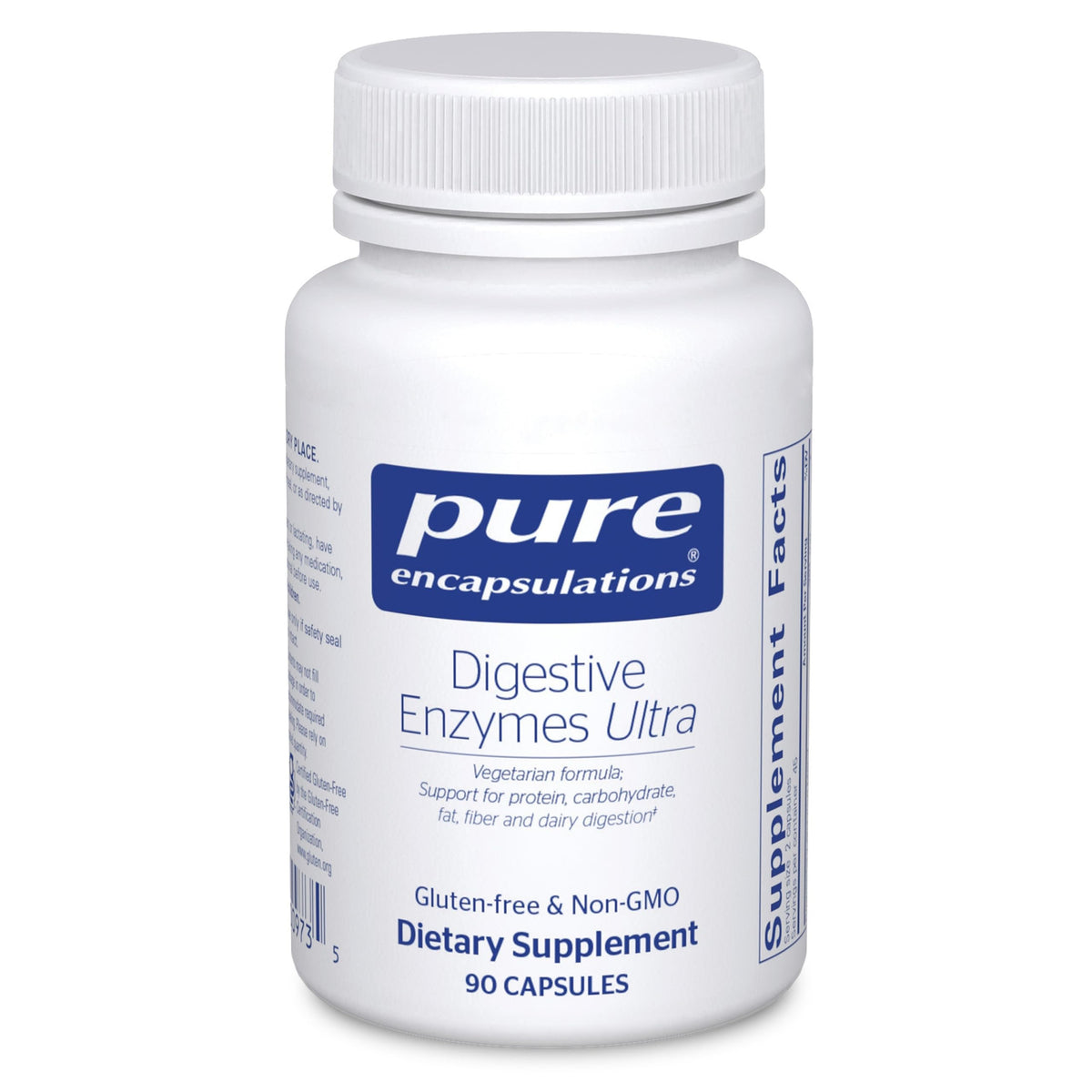 Pure Encapsulations Digestive Enzymes Ultra - Vegetarian Digestive Enzyme Supplement to Support Protein, Carb, Fiber, and Dairy Digestion* - 90 Capsules Pure Encapsulations