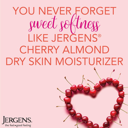 Jergens Cherry Almond Hand & Body Lotion, Dry Skin, 32 fl oz Jergens