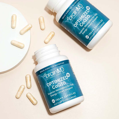 BrainMD Optimized CoQ10 Supplement - Supports Heart Health & Energy Production - 100 mg, 30 Softgels