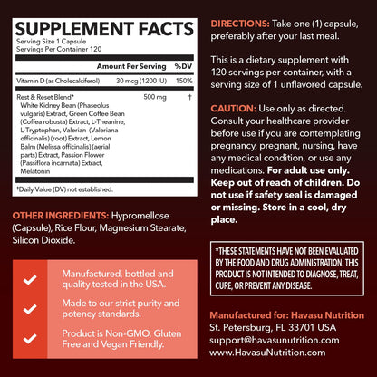 Night Time Fat Burner for Weight Loss Support for Men and Women, 60 Count | Appetite Suppressant and Overnight Metabolism Booster with Melatonin for Sleep Support, Vegan, Gluten Free, 60 Servings Gsupps Australia