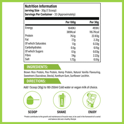 Vegan Protein Powders - Plant Based Vegan Protein Powder 1kg Soy Free Protein Powder Freak AthleticsBuy Supplements Australia