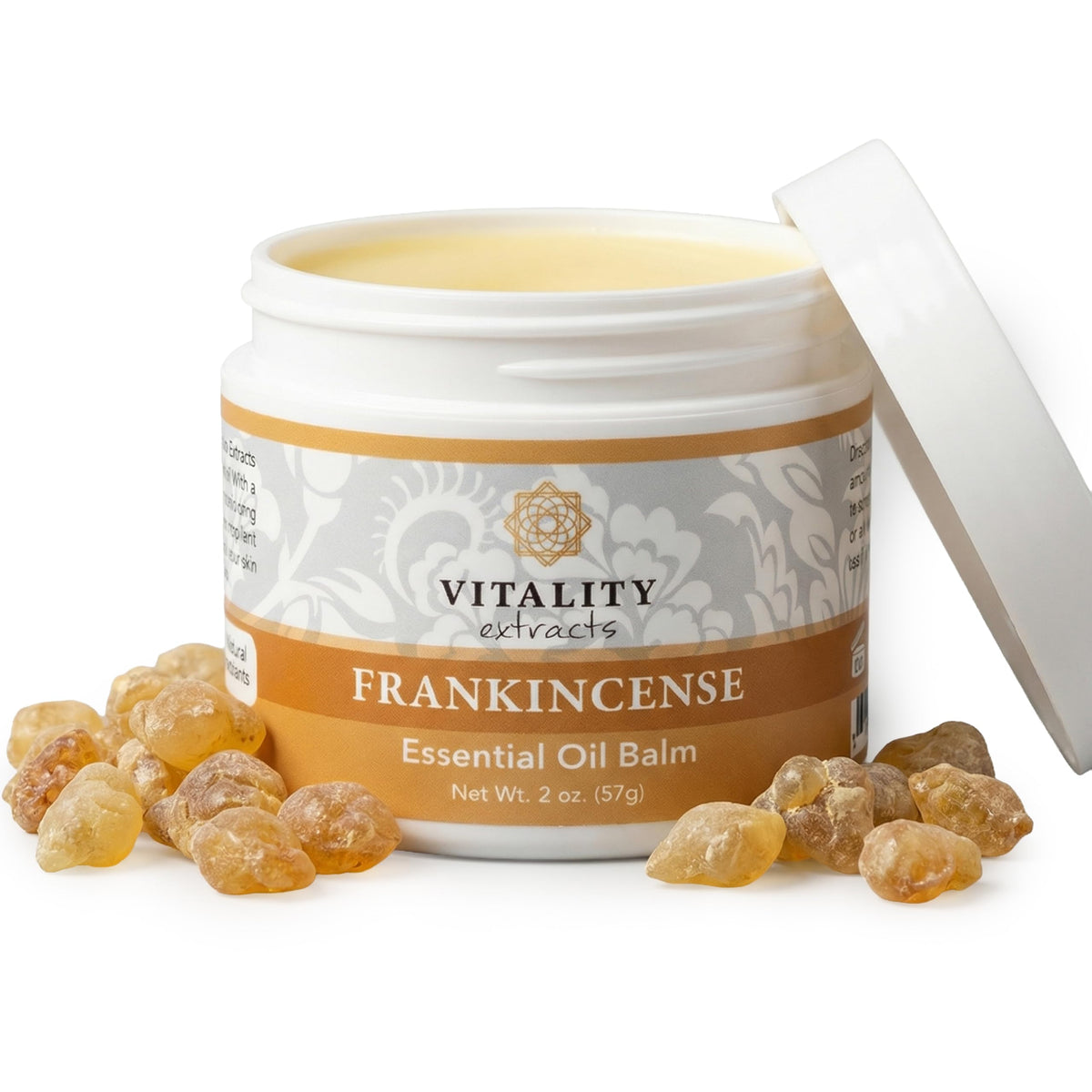 Vitality Extracts Frankincense Essential Oil Balm (2oz) – Boswellia Serrata, Beeswax & Vitamin E, Deep Moisturizing Skin Balm for Dry, Cracked Skin, Soothing & Nourishing for All Skin Types Vitality