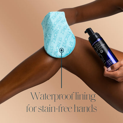 St Tropez Mitt, Self Tan Applicator Mitt, Velvet Teal Tanning Glove, 1 Ct St.Tropez