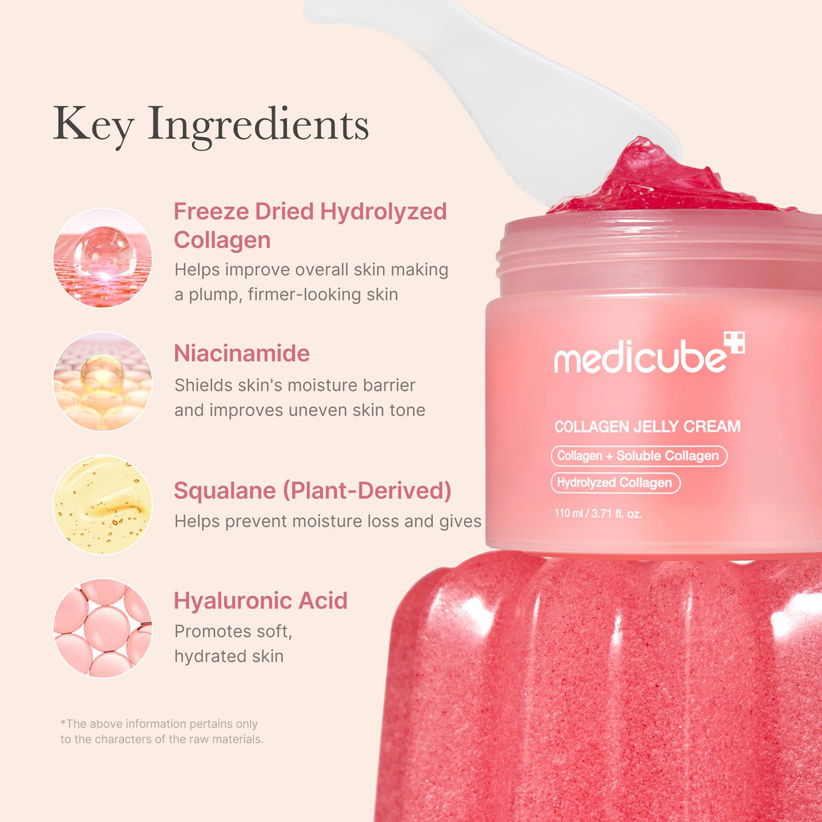 medicube Jelly Cream with Collagen & Niacinamide, 3.71 fl.oz medicube