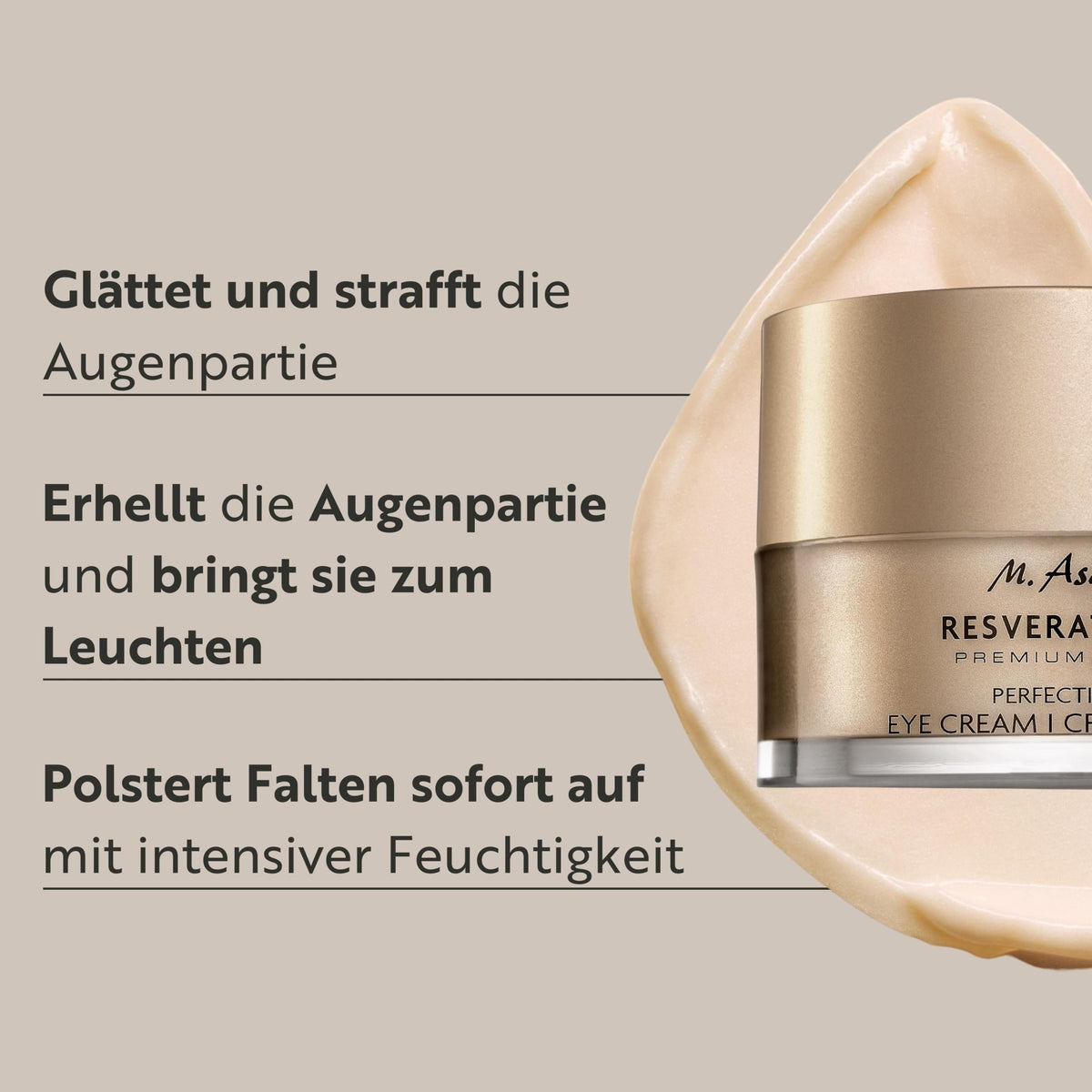 M. Asam Resveratrol Premium NT50 Perfecting Eye Cream (1.01 Fl Oz) M. Asam