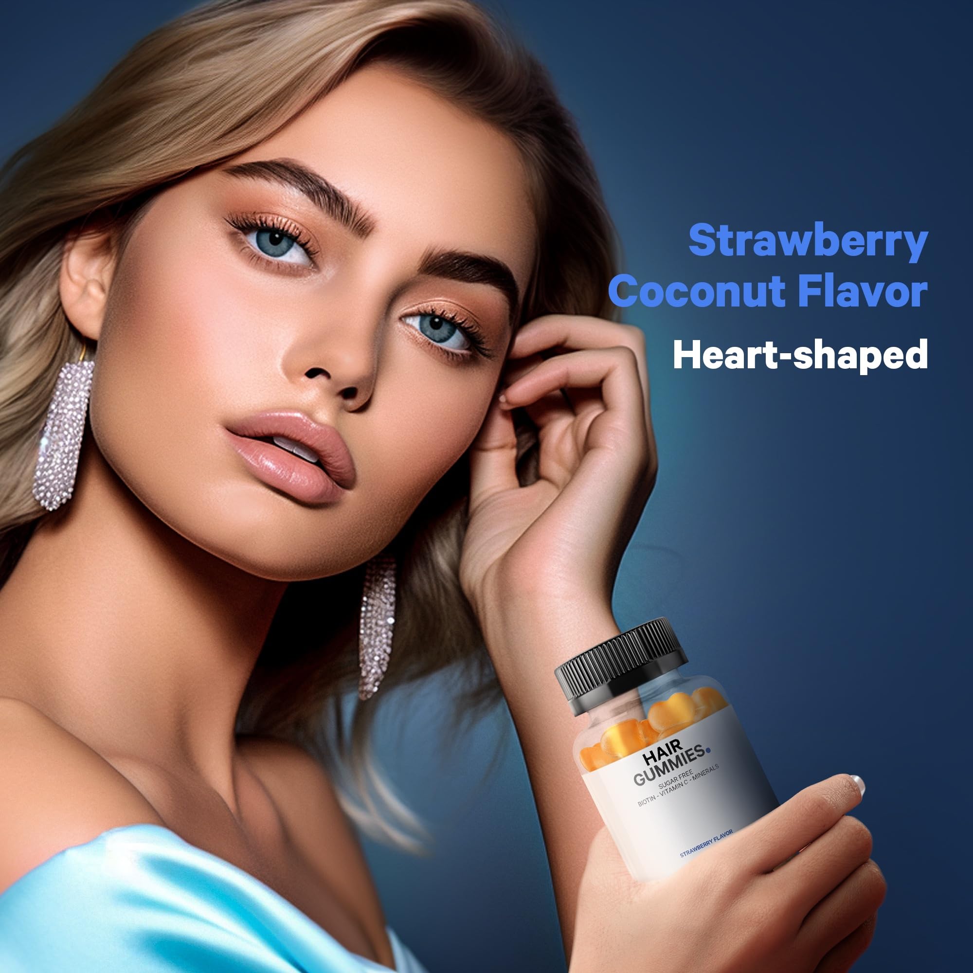 Codeage Hair Gummies, Biotin 5000 mcg, Sugar Free Growth Gummy Vitamins A, C, B6, B12, D3, Zinc, Inositol Supplement Codeage buy australia supplements