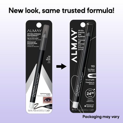 Almay All-Day Intense Gel Eyeliner, 130 Pure Plum, 0.045 oz Almay
