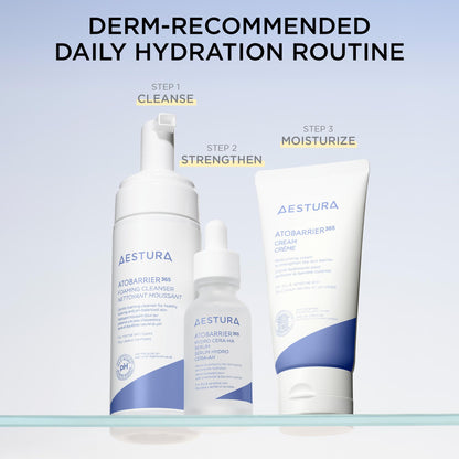 AESTURA ATOBARRIER365 Gentle pH-Balanced Foaming Cleanser with Ceramides | Korean Face Wash for Skin Moisture Barrier Repair, Hydrating Formula, Suitable for Dry Skin, 150ML / 5.07 oz. AESTURA