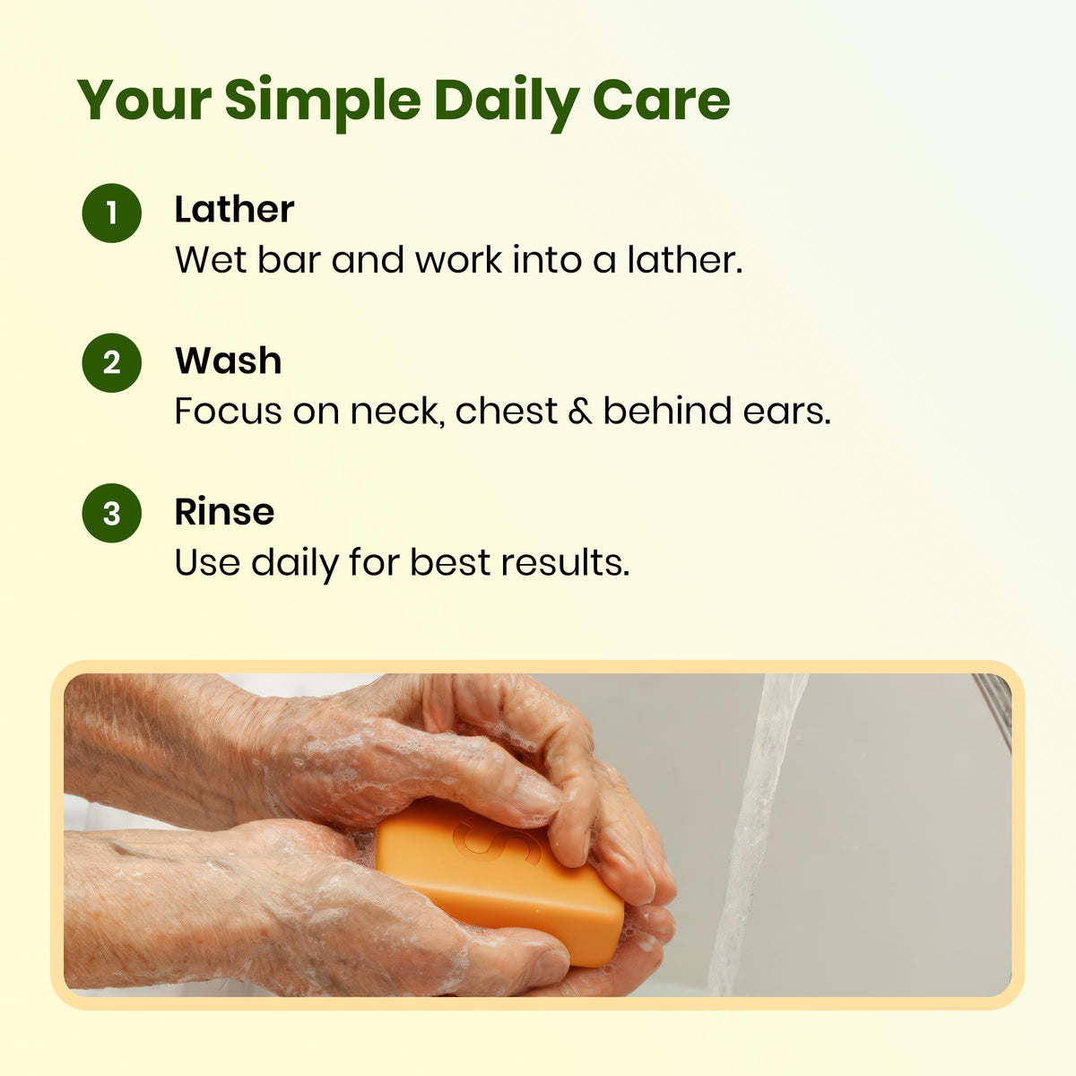 Japanese Persimmon Soap | Body Odor Bar - Old People Smell Cleanser, 2 Pack Swarva