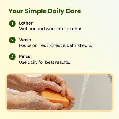 Japanese Persimmon Soap | Body Odor Bar - Old People Smell Cleanser, 2 Pack Swarva