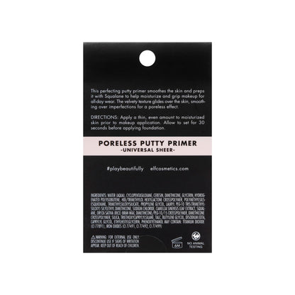 e.l.f. Poreless Face Primer, Skin-Perfecting & Lightweight, Long Lasting, Smooths & Preps to Create Flawless Base, Infused with Tea Tree and Vitamins A & E, 2 Fl Oz e.l.f.