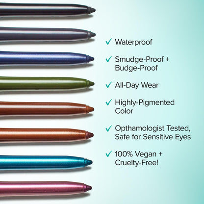 Thrive Causemetics Infinity Waterproof Eyeliner Pencil, Black Matte Shade Thrive Causemetics