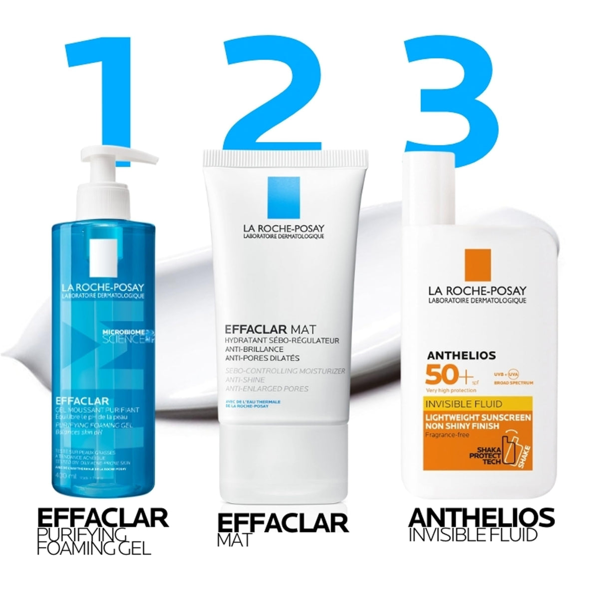La Roche-Posay Effaclar Mat Oil Free Face Moisturizer for Oily Skin 1.4oz La Roche-Posay